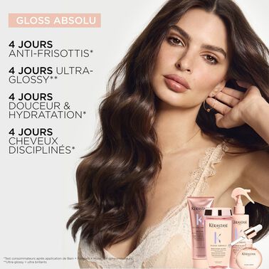 KER.GLOSS/SPRAY ANTI-FRIZZ GLAZE MILK 190ML - visuel 5