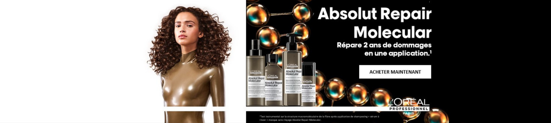 Slider Marque LP_1_1260x280px_L_Oréal Professionnel Absolut Repair Molecular